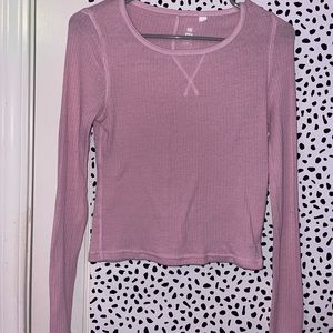 light pink long sleeve